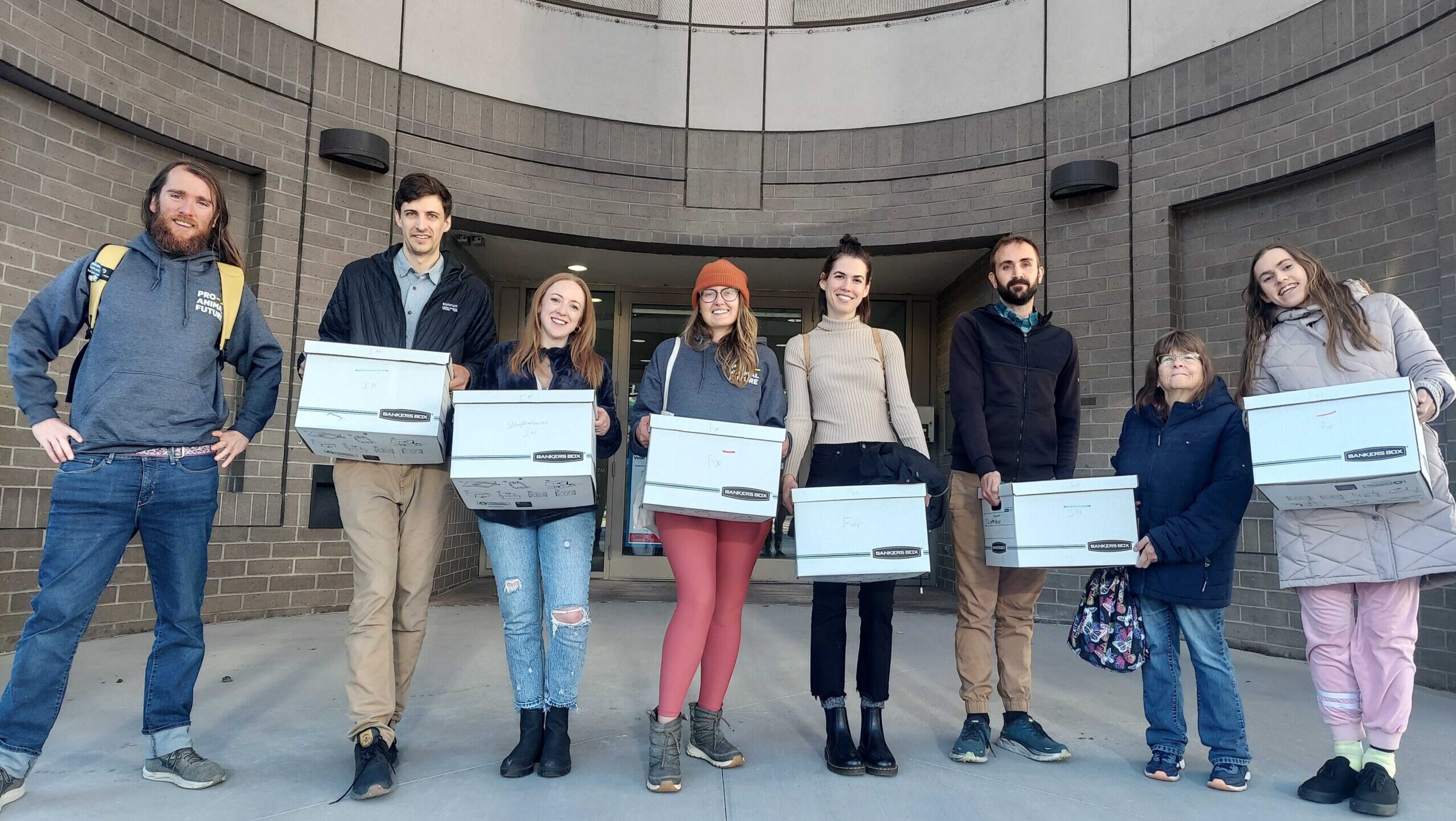 pro-animal-future turns in 30,000 signatures in 2023