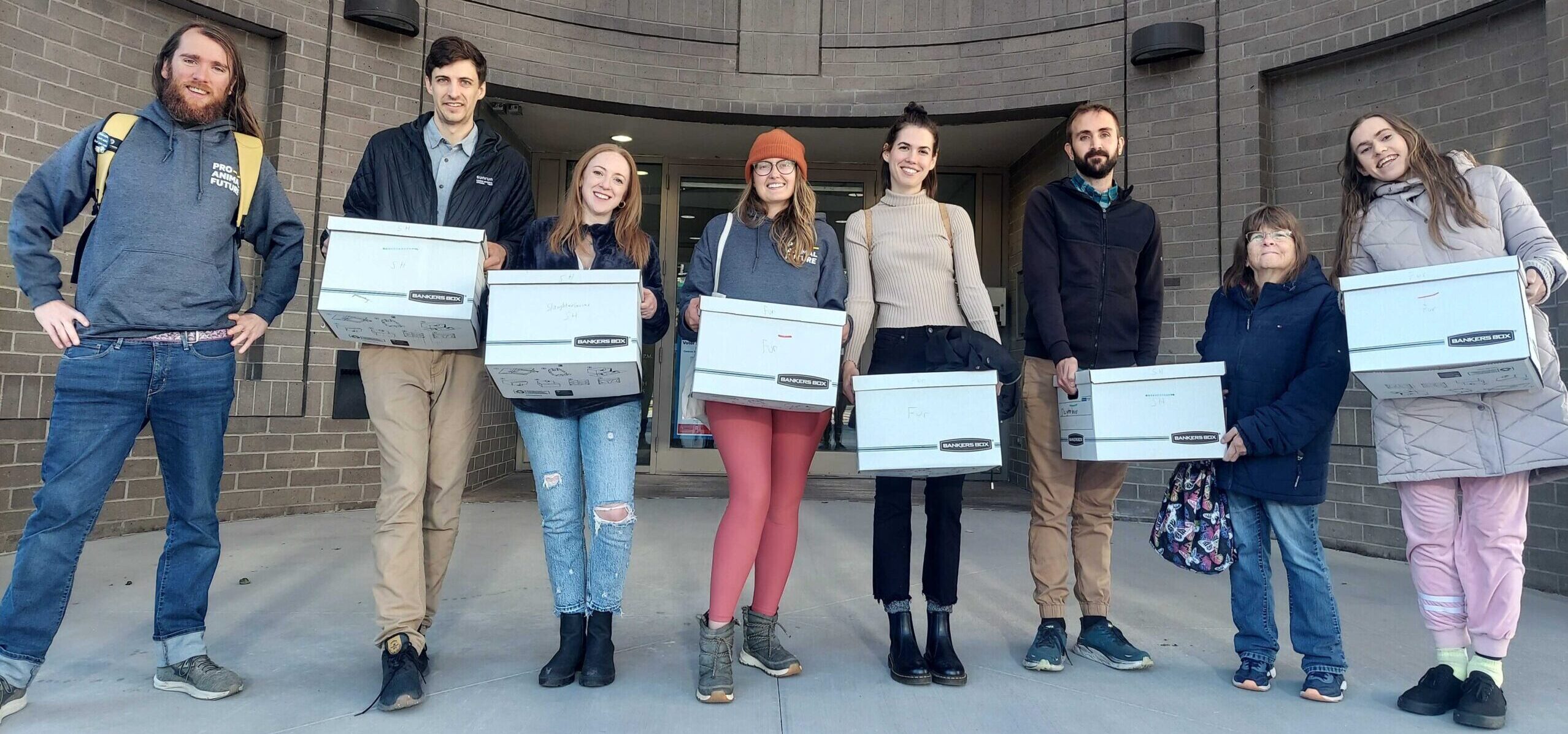 pro-animal-future turns in 30,000 signatures in 2023