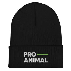 Pro-Animal Cuffed Beanie