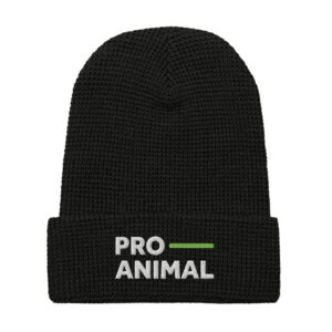 Pro-Animal Waffle Beanie